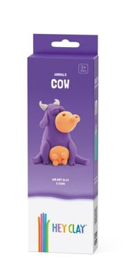 Klei hey clay koe set 3 delen