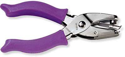 Fiskars handpons, medium cirkel, gatgrootte 3 mm, 1 stuk