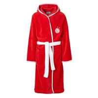 Ajax Ajax Amsterdam unisex Ajax fleece badjas met logo junior rood/wit - thumbnail