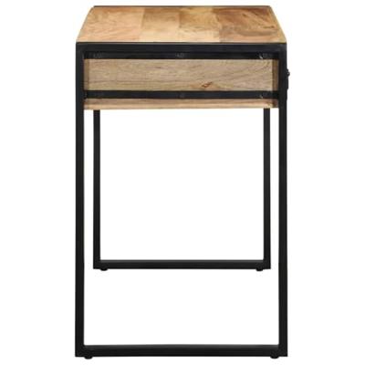 Bureau 100x50x75 cm massief ruw mangohout