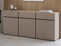 Dressoir CROSSAIR 3 deuren 3 lades taupe - thumbnail