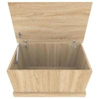 Opbergbox 70x40x38 cm bewerkt hout sonoma eikenkleurig - thumbnail