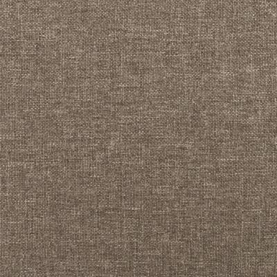 Hoofdbord met randen 163x16x78/88 cm stof taupe - thumbnail