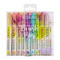 Brushpen talens ecoline set 10 stuks pastel - thumbnail