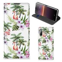 Sony Xperia L4 | Hoesje maken | Flamingo Palms - thumbnail