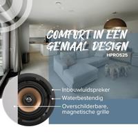 Artsound: HPRO525 Actieve Inbouw Speakers 2 stuks - Wit - thumbnail