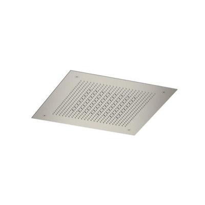 Inbouw hoofddouche Hotbath Ace Velvet & Rainshower 38x38 cm Geborsteld Nikkel