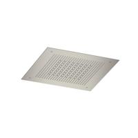 Inbouw hoofddouche Hotbath Ace Velvet & Rainshower 38x38 cm Geborsteld Nikkel - thumbnail