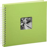 Hama spiraalalbum fine art 28 x 24 cm 50 witte pagina's kiwi - thumbnail