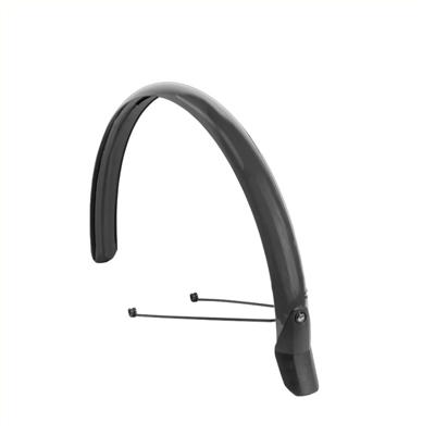Eurofender Spatbord achter 28 euro/lampo kunststof mat zwart 58mm