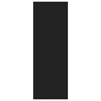 Wandschap 45,1x16x45,1 cm bewerkt hout zwart