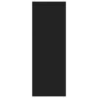 Wandschap 45,1x16x45,1 cm bewerkt hout zwart - thumbnail