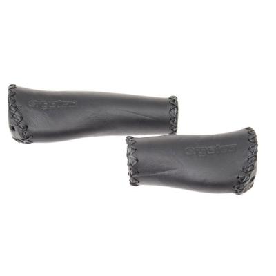 Ergotec handvatten monaco leer lang/kort zwart