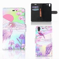 Huawei Y6 II | Honor 5A Telefoonhoesje met Pasjes Bird - thumbnail
