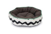 Beeztees mukke - kattenmand - zwart/wit - 45x45x12 cm - thumbnail