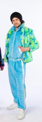 Pluche Jas Groen/Blauw/Geel Premium