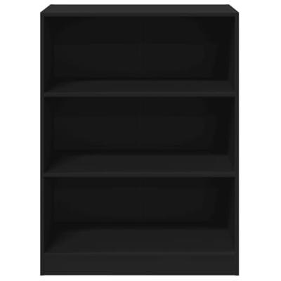 Kledingkast 77x48x102 cm bewerkt hout zwart Kledingkast 77x48x102 cm bewerkt hout zwart