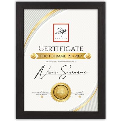Zep V4721B Certificate Black 21x29,7 cm