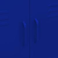 Opbergkast 80x35x101,5 cm staal marineblauw - thumbnail