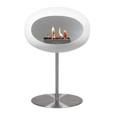 Le Feu Biohaard Wit Ground Steel Low - Roestvrij Staal