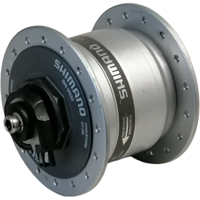 Shimano naafdynamo 6v 3 watt 36 gaats uitvalnaaf zilver - thumbnail