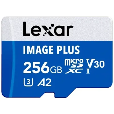 Lexar Image Plus 256GB MicroSD UHS-I V30 - R170 MB/s