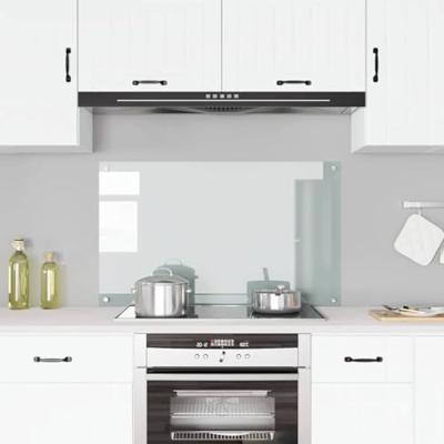 VidaXL Spatscherm keuken 100x60 cm gehard glas transparant