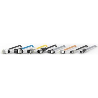 Pepperl+Fuchs 216709 Sensor/actuator connector M12 Aantal polen (sensoren): 4 Stekker, haaks, Bus, haaks 1.00 m 1 stuk(s)