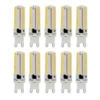 10 stuks G9 7W 3014 SMD 152 LEDs warm wit dimbaar silicone Corn lamp energiebesparende lamp AC 110V - thumbnail