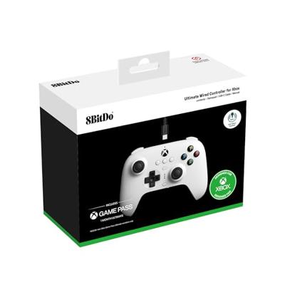 8Bitdo Ultimate Wired Controller for Xbox - White (Hall Effect)