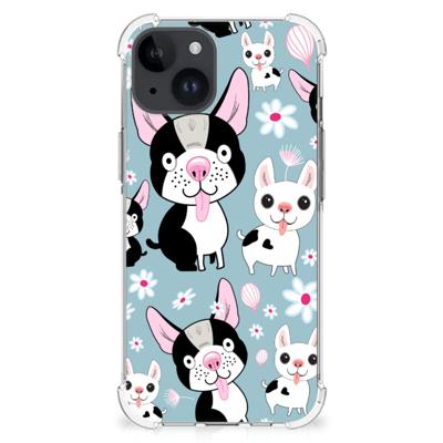 iPhone 15 Plus Case Anti-shock Hondjes iPhone 15 Plus Case Anti-shock Hondjes