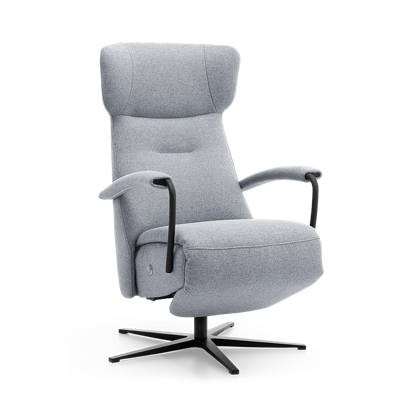 Relaxstoel C-102 Lichtblauw Stof Relaxstoel C-102 Lichtblauw Stof