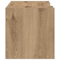 VidaXL Bureau organizer zwart eiken 44,5 x 24 x 25 cm bewerkt hout - thumbnail