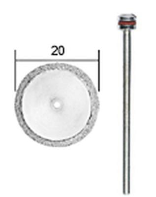 Proxxon Micromot 28 840 Diamanten doorslijpschijf Diameter 20 mm 1 stuk(s)