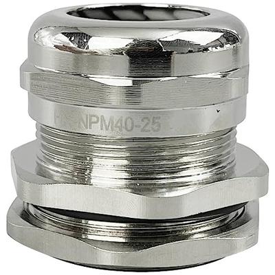TRU COMPONENTS TC-10302852 Wartel M40 Messing (vernikkeld) Metaal 1 stuk(s)