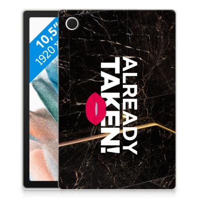 Samsung Galaxy Tab A8 2021/2022 Back cover met naam Already Taken Black