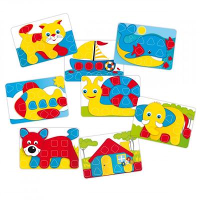 Quercetti pixel baby insteekmozaïek poes