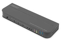 Digitus DS-12890 KVM-extender 4 poorten DisplayPort, HDMI Muis, Toetsenbord 3840 x 2160 Pixel - thumbnail