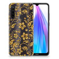 Xiaomi Redmi Note 8T | TPU Case | Gouden Bloemen - thumbnail