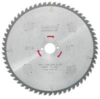Metabo 628059000 Cirkelzaagblad 254 mm 1 stuk(s) - thumbnail