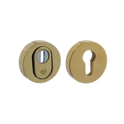 Intersteel | Veiligheidsrozet met kerntrekbeveiliging | SKG3 | Messing Titaan PVD