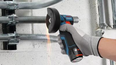 Bosch Blauw GWS 12V-76 | Haakse Accuslijpmachine | 12V | 2.0Ah Li-Ion - 06019F200C