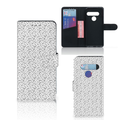LG G8s Thinq Telefoon Hoesje Stripes Dots LG G8s Thinq Telefoon Hoesje Stripes Dots