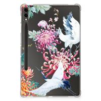 Samsung Galaxy Tab S9 Plus Back Case Bird Flowers - thumbnail