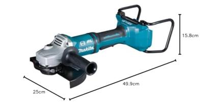 Makita DGA900ZKX2 | 2x18V | Haakse Slijper 230mm | Ezynut M14 | zonder accu&apos;s en lader in koffer - DGA900ZKX2
