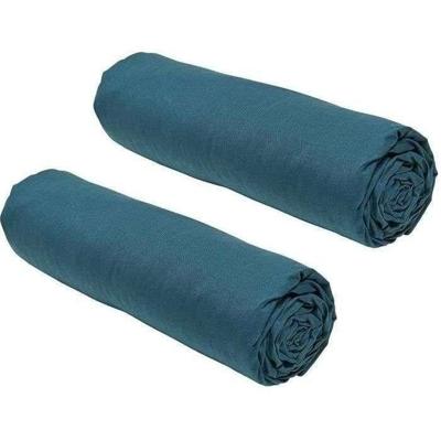 Set di 2 copertine fogli oggi essenziali - 140 x 190 cm - 2 persone - 100% cotone - pavone