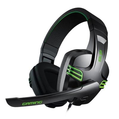 Salar KX101 3 5 mm bedrade oortelefoon gaming headset PC Gamer stereo hoofdtelefoon met microfoon voor computer (zwart)