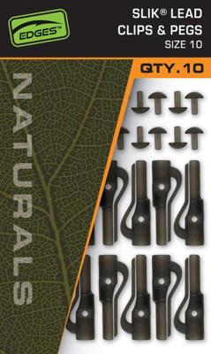 Fox Naturals Size 10 Slik Lead Clip & Pegs
