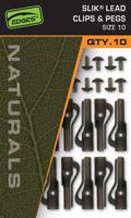 Fox Naturals Size 10 Slik Lead Clip & Pegs - thumbnail