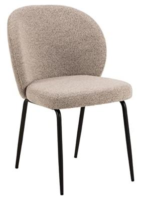 Sohome Eetkamerstoel 'Sophia' Bouclé, kleur Beige